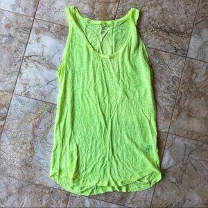 🆕Majestic Filatures neon yellow 100% linen top